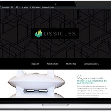 Web Ossicles. Projekt z dziedziny Tworzenie stron internetow, ch,  Manager art, st i czn użytkownika Moisés Salmán Callejo - 18.12.2017