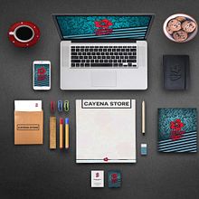 Creación y animación de logo para Cayena Store | Branding. Animation, Br, ing, Identit, Design, Graphic Design, Vector Illustration, Motion Graphics, Multimedia, and Video project by ENDRIX HERNANDEZ - 10.20.2015