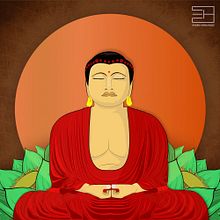 Buda. Character Design, Traditional illustration, and Vector Illustration project by ENDRIX HERNANDEZ - 12.18.2017