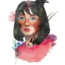 Sunflower. Projekt z dziedziny  Sztuki piękne, Trad, c, jna ilustracja i Retuszowanie fotografii użytkownika meillex - 19.12.2017