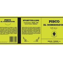 Etiqueta y packaging - Pisco el Gobernador . Un projet de Conception de produits de Helena Garriga Gimenez - 10.11.2015