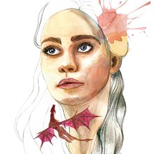 Mi Proyecto del curso: Retrato ilustrado en acuarela. Un proyecto de Diseño e Ilustración tradicional de Almudena La Orden - 21.12.2017