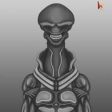 Monsker. Design, and Traditional illustration project by Kevin Álvarez Mercado - 12.20.2017