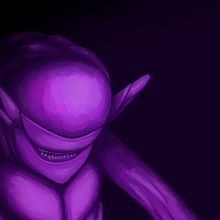 Purplonster .... Design, and Traditional illustration project by Kevin Álvarez Mercado - 12.20.2017