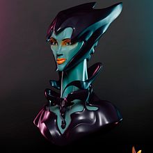 Woman from another Galaxy. 3D project by Kevin Álvarez Mercado - 12.20.2017