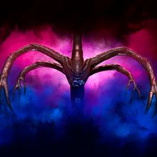 My version of The Shadow Monster from "Stranger Things 2". Un proyecto de 3D, Diseño y Diseño de personajes de Kevin Álvarez Mercado - 20.12.2017