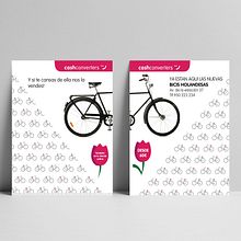 Bicycle´s promo flyer. Un proyecto de Br, ing e Identidad, Pattern Design, Ilustración vectorial, Marketing, Publicidad y Diseño gráfico de madithings - 21.12.2017