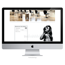 Web design - Beauty salon. Web Design project by Maria Alejandra - 12.22.2017