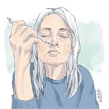 Selfportrait - Arte Digital. Design, Editorial Design, Traditional illustration, and Vector Illustration project by Mónica Torralba - 12.23.2017