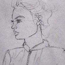 Fashion Sketch. Fine Arts, Design, and Traditional illustration project by Diana De Queiros - 12.24.2017