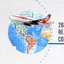 COPA AIRLINES - The History Channel - MARCAS QUE HACEN HISTORIA. Een project van Animatie y Motion Graphics van Diego Mundarain - 14.10.2017