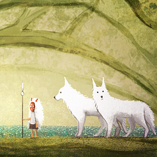 Ilustraciones pictóricas Ghibli . Un progetto di Illustrazione tradizionale di Daniel Arroyo del Angel - 14.01.2018