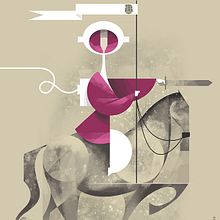 Tirant lo Blanc (Cartel). Graphic Design, and Traditional illustration project by Carlos Corredera - 12.27.2017