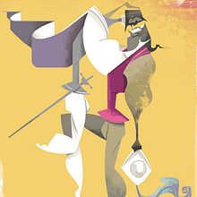 Julieta y Doña Inés se han ido de compras.. Character Design, and Traditional illustration project by Carlos Corredera - 12.27.2017