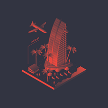 Iberia Icon · Ilustraciones en isométrica. Un proyecto de Diseño, Ilustración vectorial e Infografía de relajaelcoco - 27.07.2017