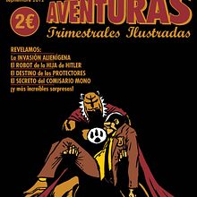 Dramáticas Aventuras nº4, cubierta . Design grafic, Ilustrație tradițională și Tipografie de Juan Fernando García de la Nava - 09.01.2012