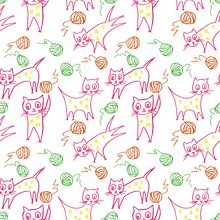 Parure de lit pour enfants : Mi Proyecto del curso "Motivos para repetir". Un progetto di Illustrazione tradizionale di flolovedesign - 28.12.2017