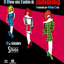 Cartel ModaScenaMadrid . Design grafic, Ilustrație tradițională, Ilustrație vectorială și Tipografie de Juan Fernando García de la Nava - 11.01.2013