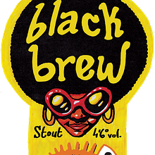 Etiqueta Black Brew . Design grafic & Ilustrație tradițională de Juan Fernando García de la Nava - 02.01.2015
