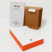 tarjetas visita Ullviu disseny. Projekt z dziedziny Design użytkownika Maria Bertran - 28.12.2017