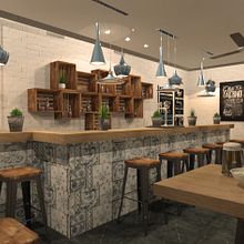Bar. Un progetto di Architettura d'interni e Interior design di Soledad Durán - 29.12.2017
