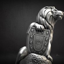 12 Leones (Estatua). 3D, Accessor, Design, and Sculpture project by Pedro Herrador Román - 12.29.2017