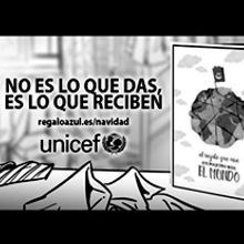 Shooting Boards - UNICEF: 'Regalo Azul' / 'Blue Gift' - (Colaboración / In collaboration). Un proyecto de Cine, vídeo, televisión, Ilustración tradicional y Publicidad de Pablo Buratti - 29.12.2017
