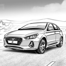 Shooting Board - HYUNDAI 'Lo más básico' (Ad). Un proyecto de Cine, vídeo, televisión, Ilustración tradicional y Publicidad de Pablo Buratti - 29.12.2017