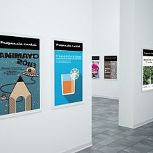 Concursos carteles. Vector Illustration, and Graphic Design project by Belén Fernández (Misistikis) - 12.30.2017