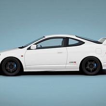 Honda Integra. Projekt z dziedziny Trad, c i jna ilustracja użytkownika Alexandru Florentin Zaharia - 23.12.2015