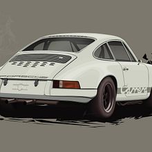 Porsche 911 50th Anniversary. Projekt z dziedziny Projektowanie motor, zac, jne, Trad, c i jna ilustracja użytkownika Alexandru Florentin Zaharia - 11.12.2013