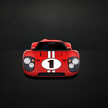 Ford GT40 MKIV. Automotive Design, and Traditional illustration project by Alexandru Florentin Zaharia - 10.29.2012