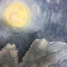 Ilargi betea. Un proyecto de Ilustración tradicional de lalai - 03.01.2018