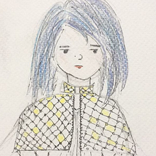 Autorretrato. Painting project by Gabriela Arias Pazmiño - 01.02.2018