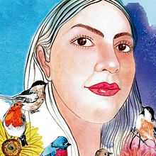 Mi Proyecto del curso: Retrato ilustrado en acuarela. Fine Arts project by Milagro Chuquiyanqui - 01.03.2018