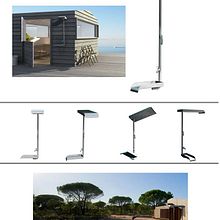 Ducha exterior. 3D, and Design project by Lucía Suárez - 01.03.2017