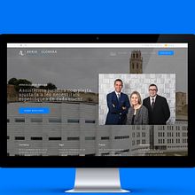 Arria Llobera Advocats. Br, ing e Identidade, e Desenvolvimento Web projeto de Albert Lozano Mur - 01.08.2017