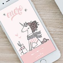 Fondo de pantalla para smartphone. Vector Illustration project by Cristina Grau - 01.02.2018
