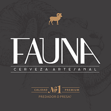 Identidad: Cerveza FAUNA. Un proyecto de Br, ing e Identidad, Diseño, Diseño gráfico y Publicidad de Roberto Matías Carió - 03.01.2018