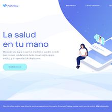 Medox. Web Development project by Sara Row - 11.15.2017