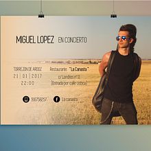 Cartel para concierto . Graphic Design, and Photograph project by Eva Mimbrera - 01.11.2017