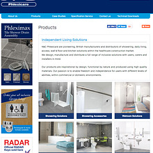 Manejo de contenido y creacion de graficos para N&C Phlexicare Website. Graphic Design, and Web Design project by Elena Barroso Sanz - 11.16.2017