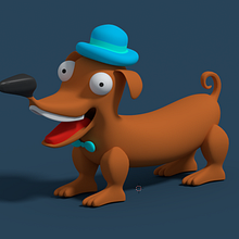 Wiener Dog. 3D project by Hector Carrasquilla - 01.05.2018