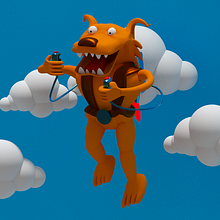 Rocket Wolf. 3D project by Hector Carrasquilla - 01.05.2018