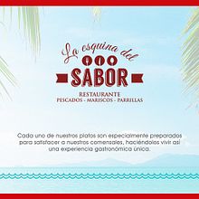.LA CARTA " LA ESQUINA DEL SABOR". Design, and Advertising project by Cristian Espeza Cruz - 01.05.2018