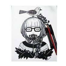 Ilustraciones con tinta. Fine Arts, Design, and Traditional illustration project by Marcela Nuñez - 05.18.2015