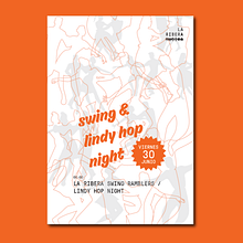 Cartel Lindy Hop 30 JUN. Editorial Design, and Graphic Design project by Haizea Dobaran Montes - 01.07.2018