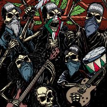 Witchcraft - Produtos da turnê Days of the Dead 2017. Ilustração tradicional projeto de Marcos Cabrera - 08.01.2018