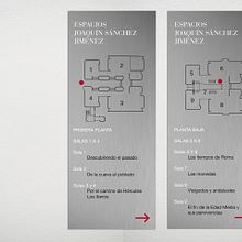 Señalética Museo Provincial Albacete (proyecto de clase, ficticio) . Desain, Desain Grafis, Desain Papan Nama, Tipografi, Desain Poster, Dan Desain Logo proyek oleh Elena G. - 01.25.2016