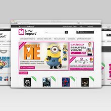 TIENDA NEW IMPORT. Web Design project by Matías Cazorla - 01.08.2018
